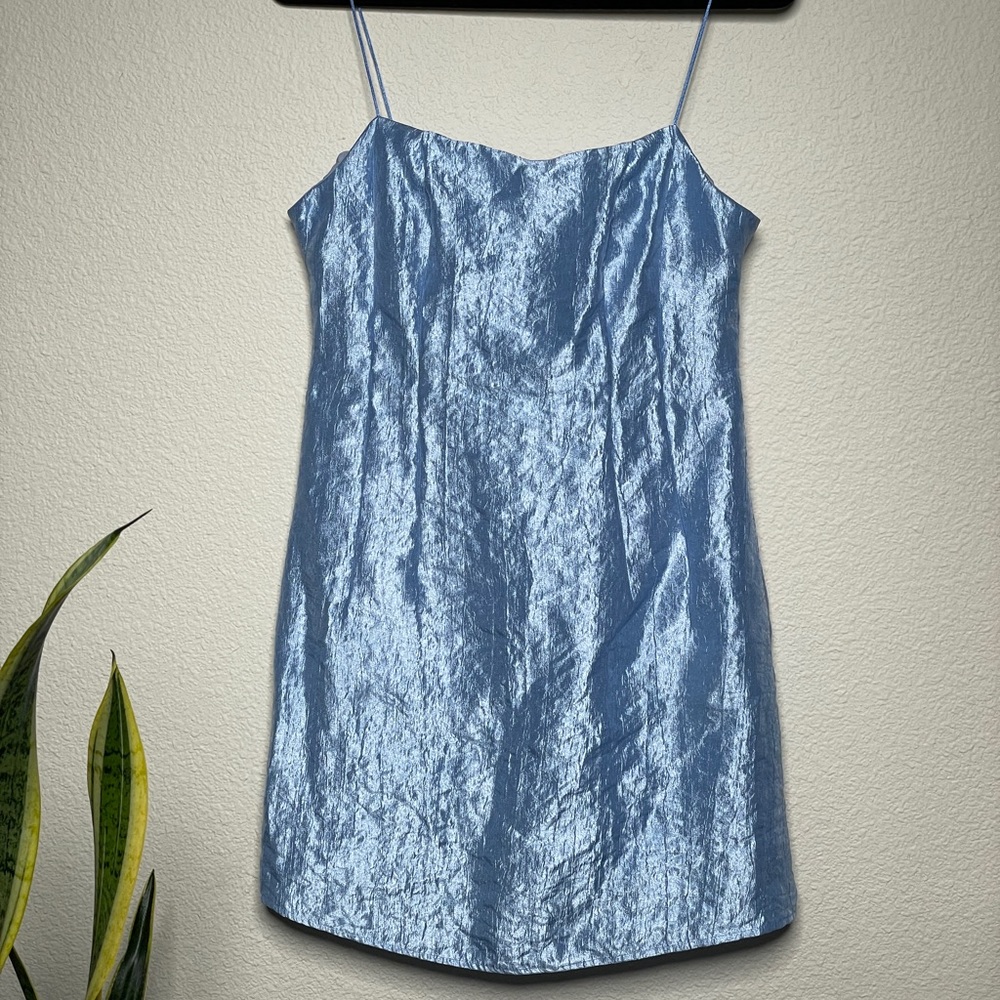 Baby Blue Topshop Babydoll Dress